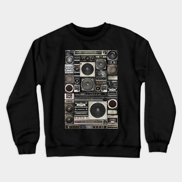 Boomboxes mix Crewneck Sweatshirt by bulografik